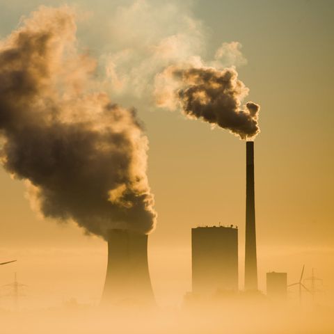 Das Kohlekraftwerk Mehrum in Niedersachsen
