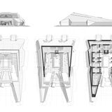 Zeichnung der Geschosse.