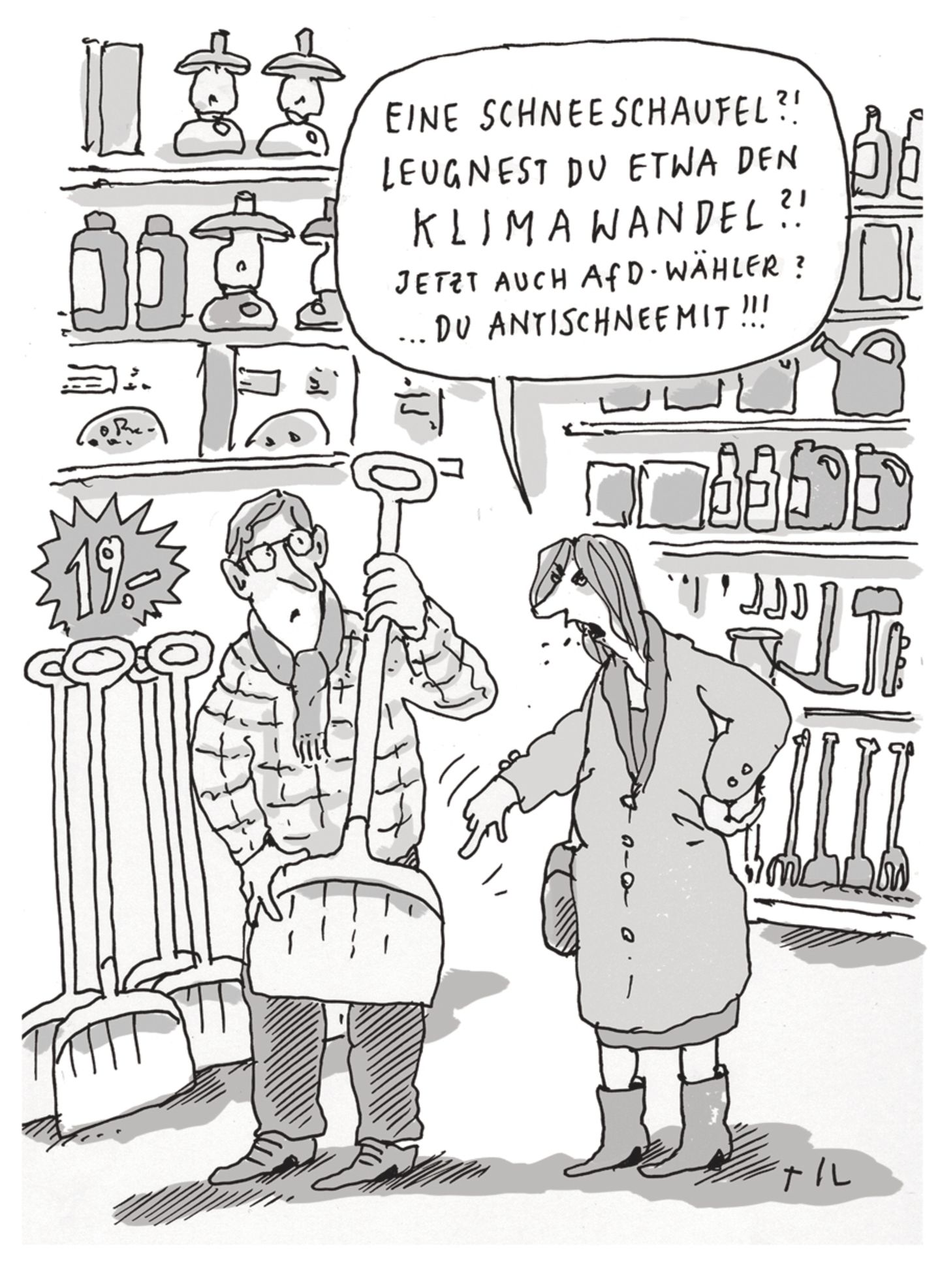 Til Mette: Cartoon der Woche
