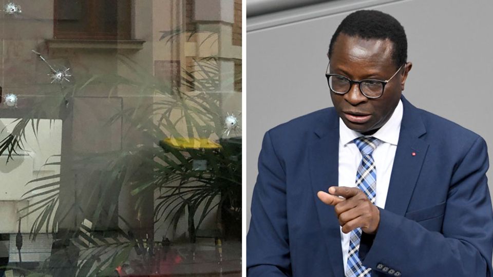Bullet holes were discovered in the citizens' office of SPD member of the Bundestag Karamba Diaby in Halle (Saale).