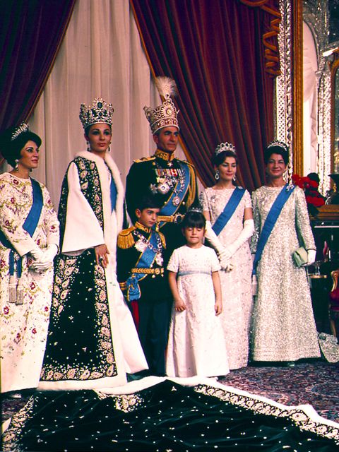 Schah Resa Pahlawi bei seiner Krönung