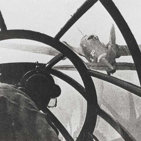 Die Piloten und der Bordschütze der Heinkel He-111S waren in der ungeschützten Frontkanzel untergebracht.