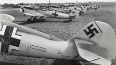 Die Reichweite der Luftwaffe Messerschmitt Bf-109 erlaubte nur einen kurzen Einsatz über London.