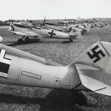 Die Reichweite der Luftwaffe Messerschmitt Bf-109 erlaubte nur einen kurzen Einsatz über London.