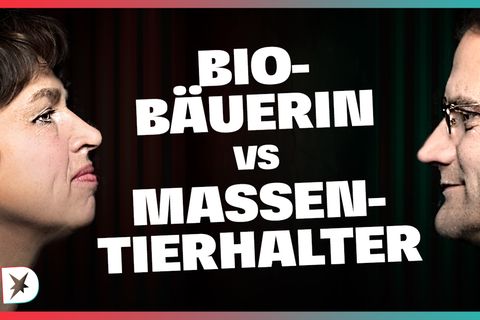 DISKUTHEK: Bio-Bäuerin streitet mit Massentierhalter über Landwirtschaft