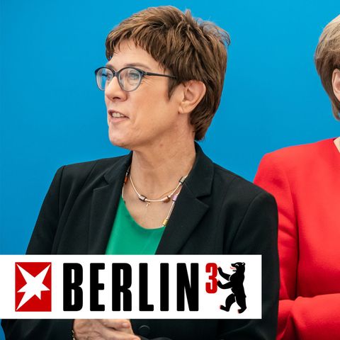 CDU-Chefin Annegret Kramp-Karrenbauer und Bundeskanzlerin Angela Merkel