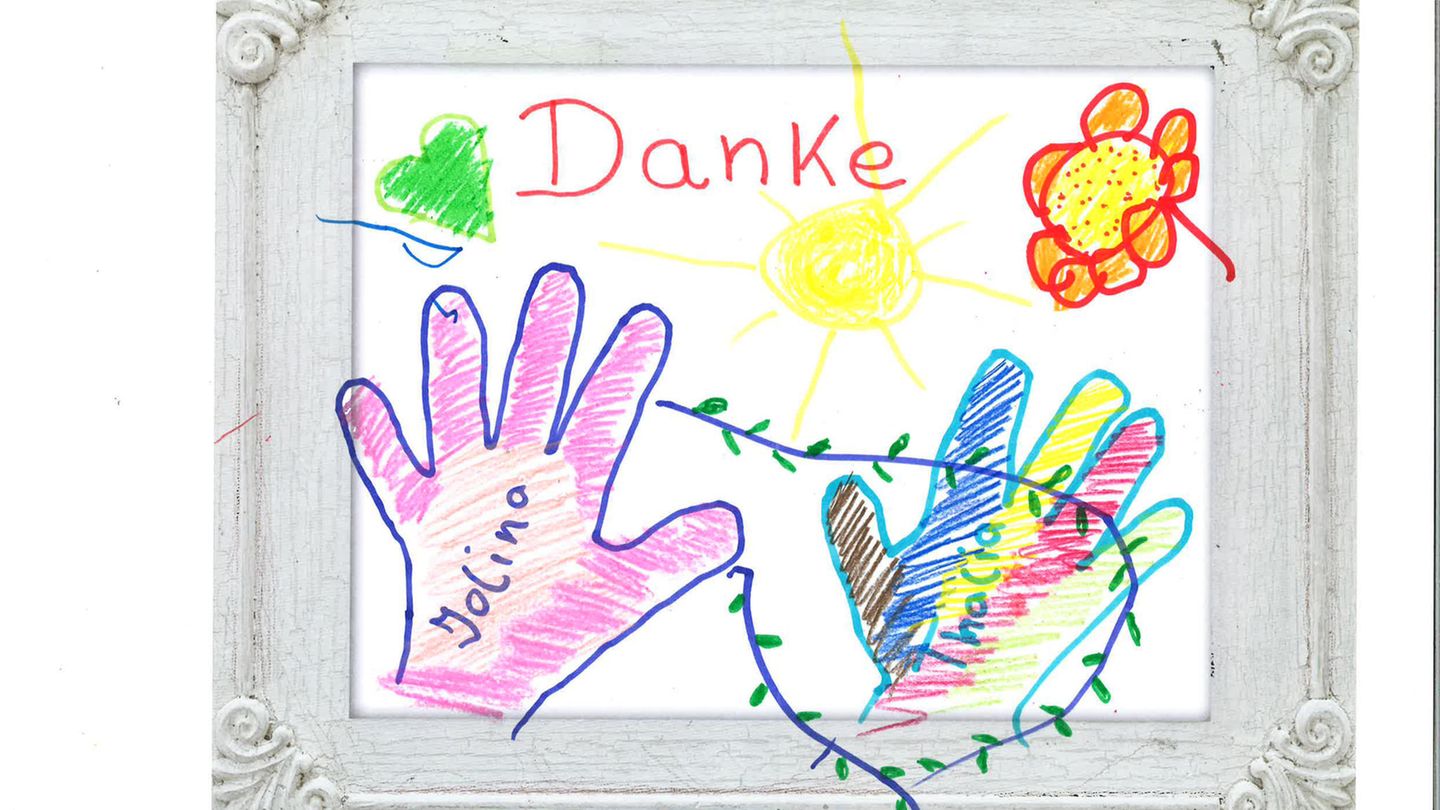 Dankschreiben einer Familie