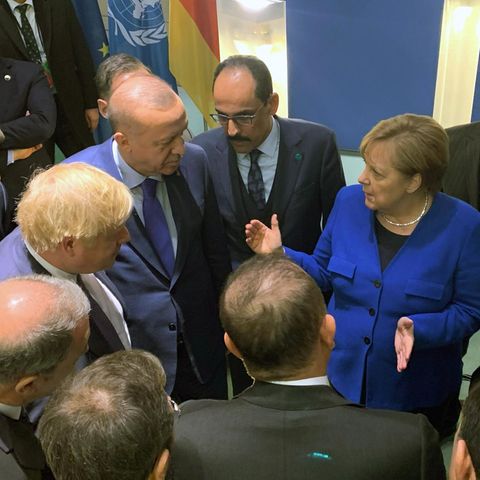 Libyen-Gipfel: Runde mit Merkel, Erdogan, Johnson, Pompeo