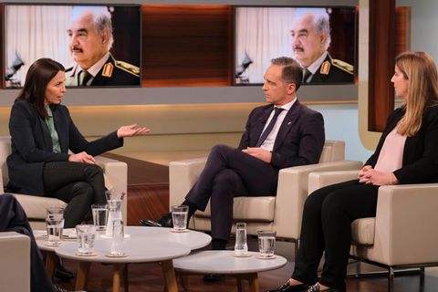 Zeigt sich zufrieden mit den Ergebnissen der Libyen-Konferenz: Bundesaußenminister Heiko Maas bei "Anne Will"