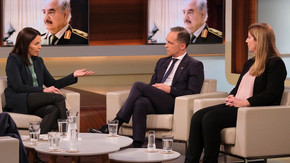 Zeigt sich zufrieden mit den Ergebnissen der Libyen-Konferenz: Bundesaußenminister Heiko Maas bei "Anne Will"