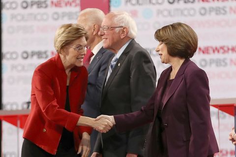 Elizabeth Warren Amy Klobuchar