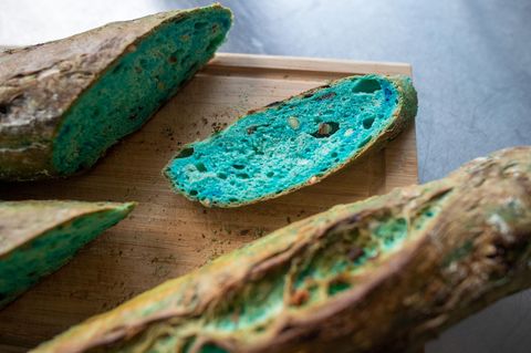 Blaues Brot aus Algen: Dieses Brot ist nicht verschimmelt – und die Nahrung der Zukunft?