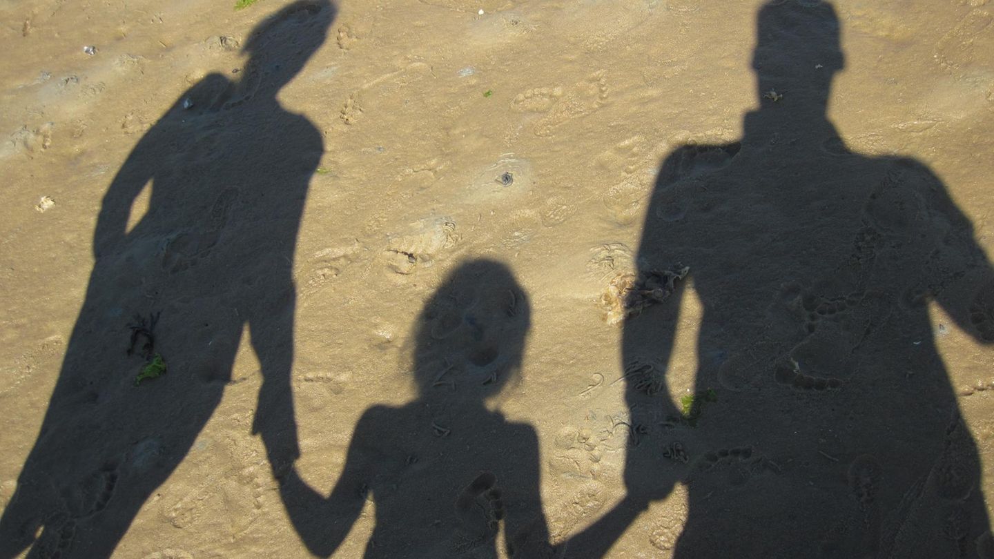 Familie am Strand