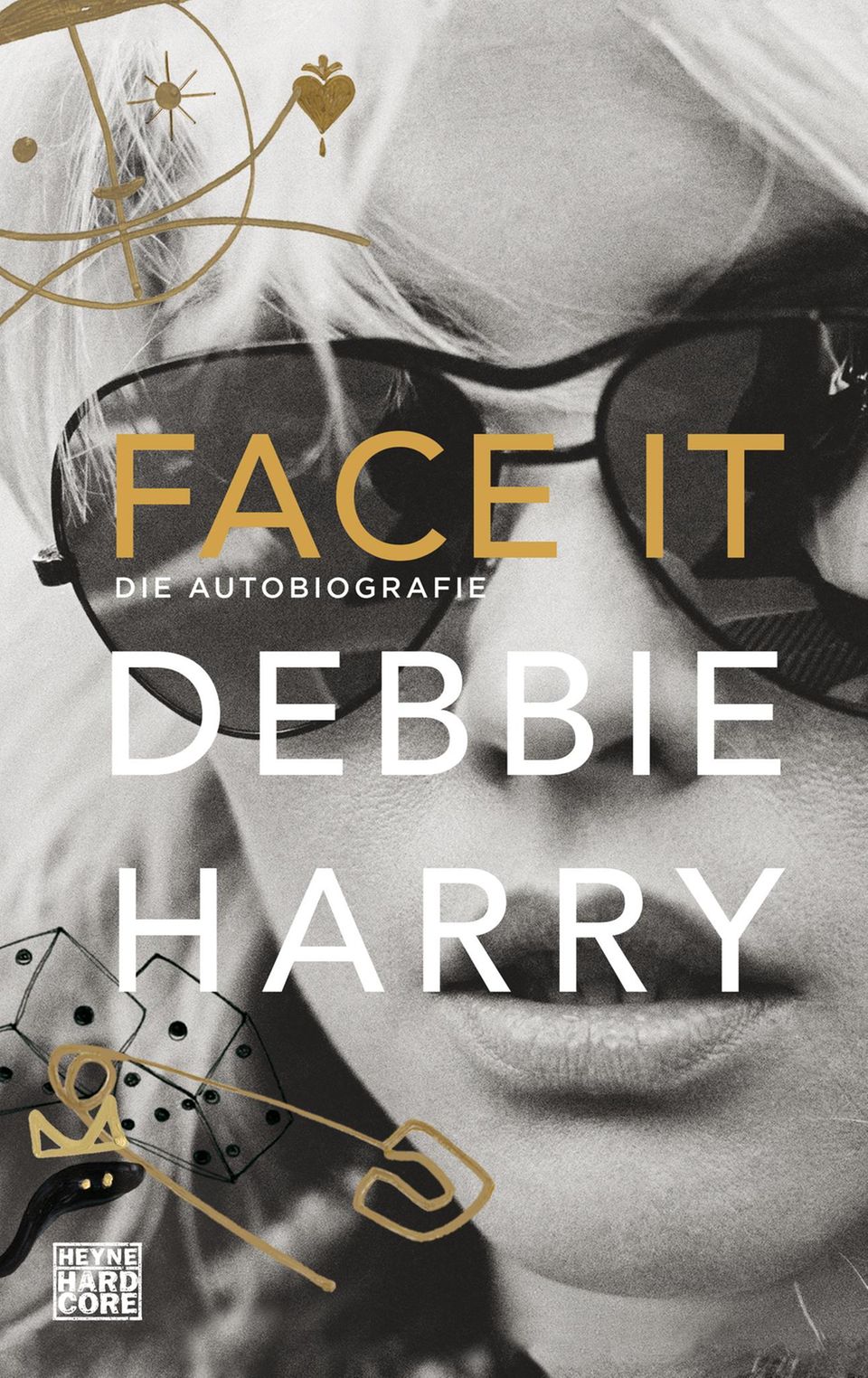 Das Gesicht der Blondie-Sängerin Debbie Harry