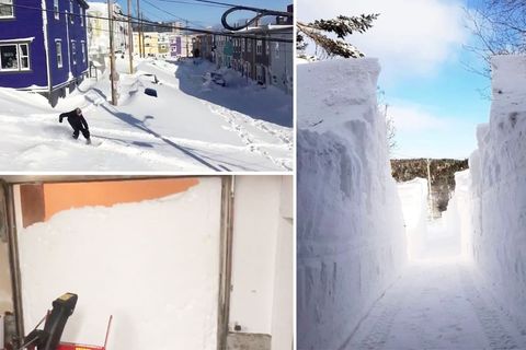 News im Video: Kanada versinkt im Schnee – Bewohner teilen skurrile Schnee-Bilder