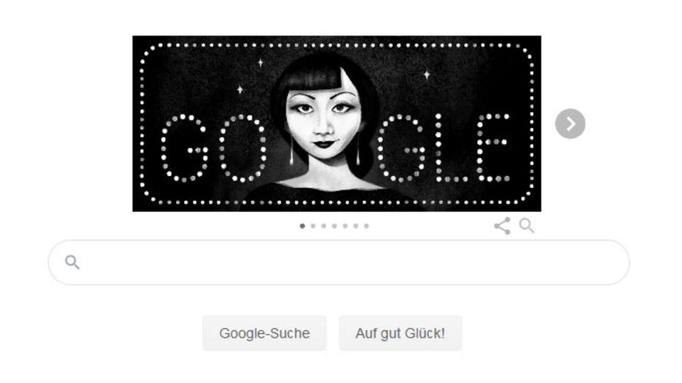 Anna May Wong - Google Doodle Google hat Anna May Wong ein Google Doodle gewidmet