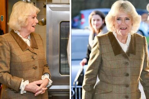 Camilla äußert sich vor Reportern zum Rücktritt von Harry und Meghan