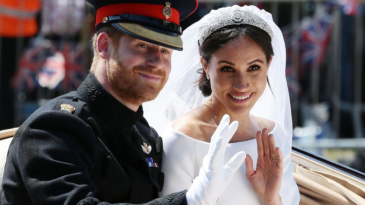 Prinz Harry und Herzogin Meghan bei ihrer Hochzeit