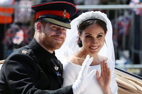 Prinz Harry und Herzogin Meghan bei ihrer Hochzeit