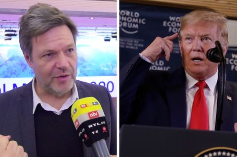 Habeck gegen Trump: "Eine bockige, pubertierende Rede"