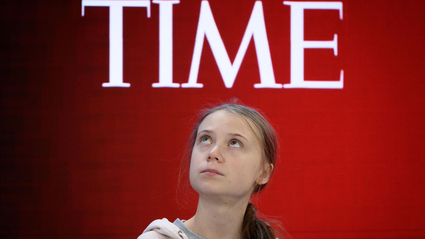 Greta Thunberg auf dem Weltwirtschaftsforum in Davos