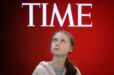 Greta Thunberg auf dem Weltwirtschaftsforum in Davos