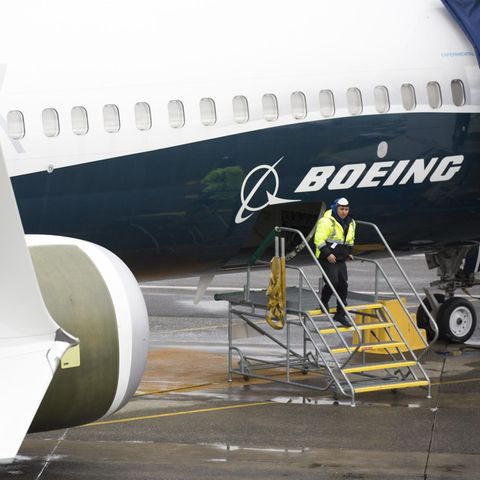 Eibne Boeing 737 Max 9 steht auf dem Boeing Airfield in Renton im Bundesstaat Washington