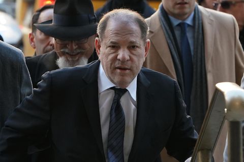 Harvey Weinstein auf dem Weg ins Gericht