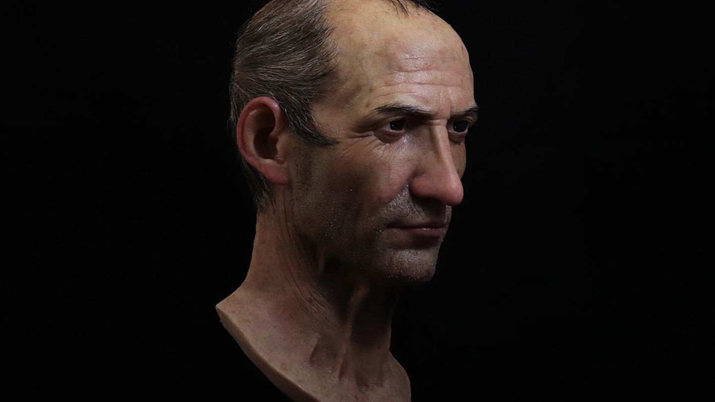 Machtwillen und Konzentration zeigt die Abbildung von Gaius Julius Caesar.