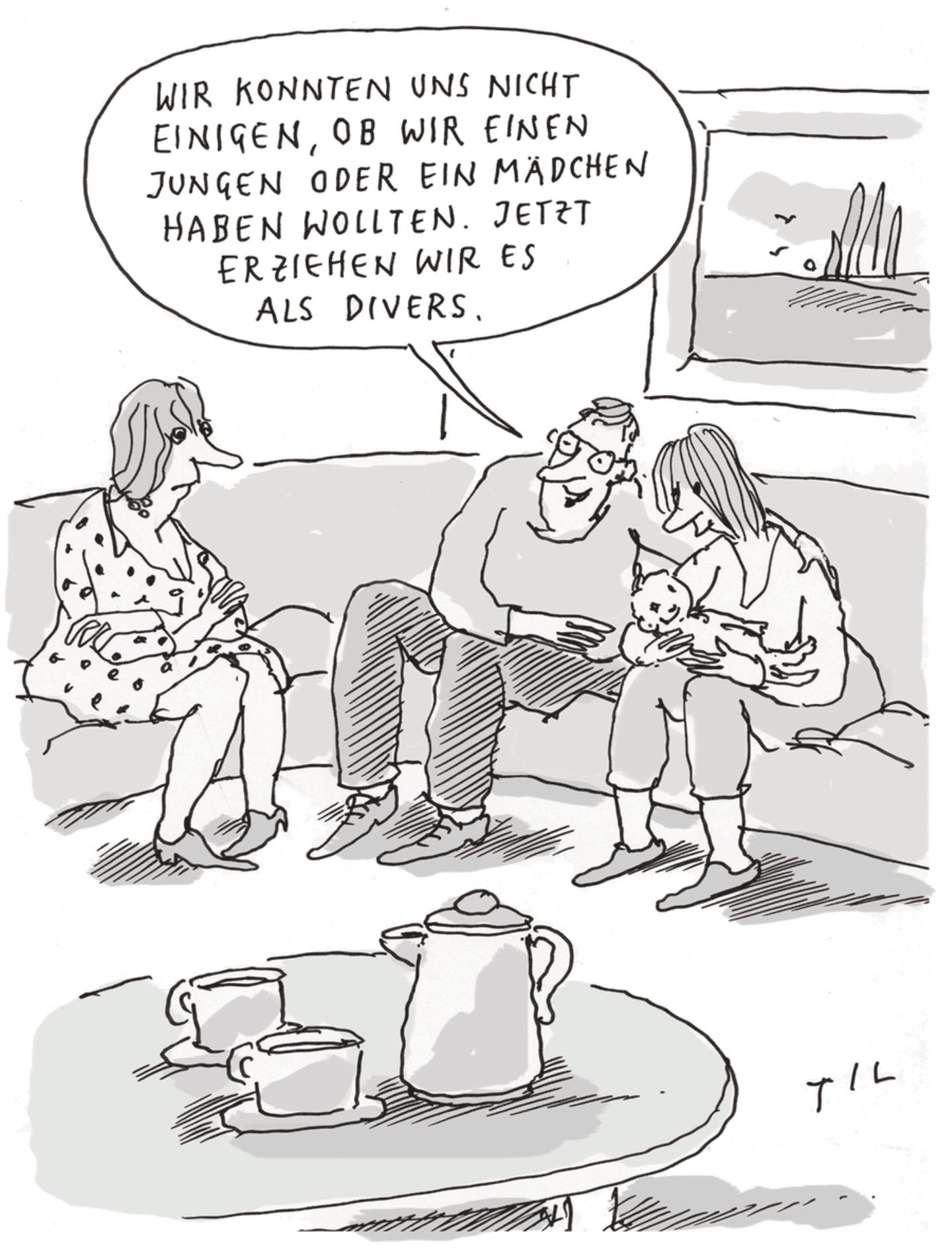 Til Mette: Cartoon der Woche