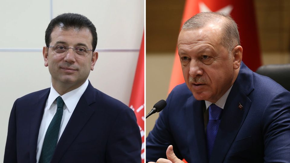 Ekrem Imamoglu und Recep Tayyip Erdoğan Ekrem Imamoglu und Recep Tayyip Erdoğan