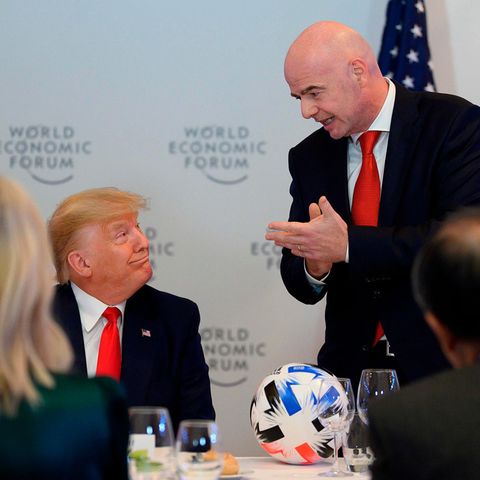 Donald Trump und Gianni Infantino