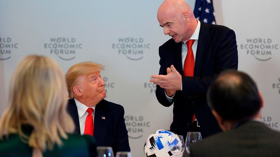Donald Trump und Gianni Infantino Donald Trump und Gianni Infantino