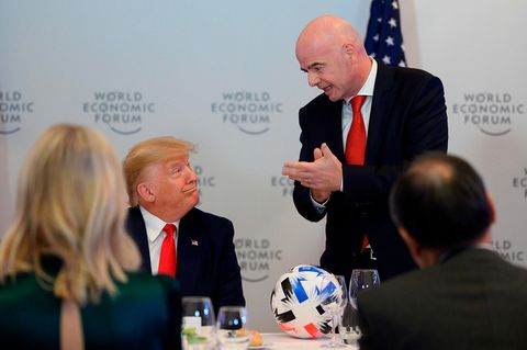 Donald Trump und Gianni Infantino