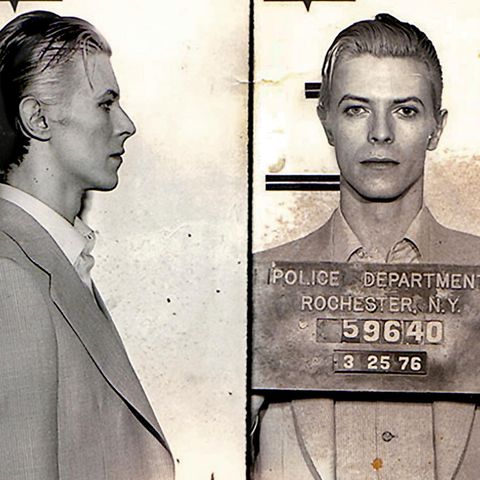 Music legend David Bowie was arrested in upstate New York in March 1976 on a felony pot possession charge. The Thin White Duke, 29 at the time, was nabbed along with Iggy Pop and two other codefendants at a Rochester hotel following a concert. Bowie was...