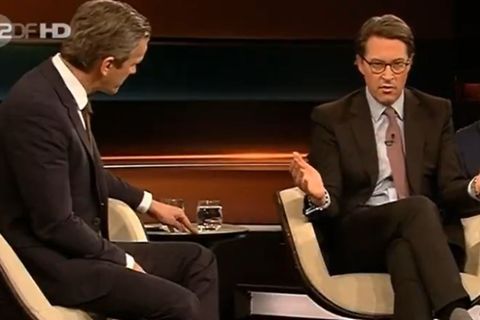 Markus Lanz und Andreas Scheuer in kontroversem Gespräch