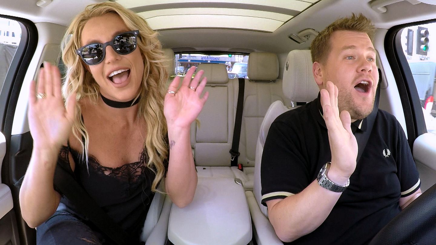 James Corden und Britney Spears bei "Carpool Karaoke"