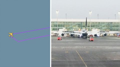 Lufthansa-Flugzeug muss mitten über dem Atlantik umkehren