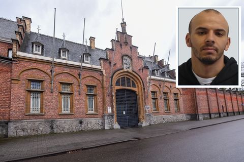 Das Gefängnis in Turnhout, aus dem Oualid Sekkaki am 19. Dezember 2019 vier weiteren Häftlinge flüchtete