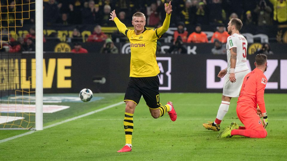 Erling Haalang erzielte gegen Köln in seinem zweiten Spiel für den BVB die Tore Nummer 4 und 5