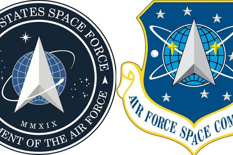 Das Logo der "Space Force" erinnert sehr an Star Trek