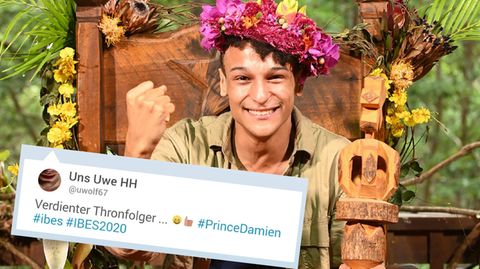 Dschungelcamp 2020: Prince Damien wird zum König gekrönt