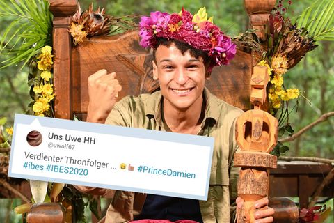 Dschungelcamp 2020: Prince Damien wird zum König gekrönt
