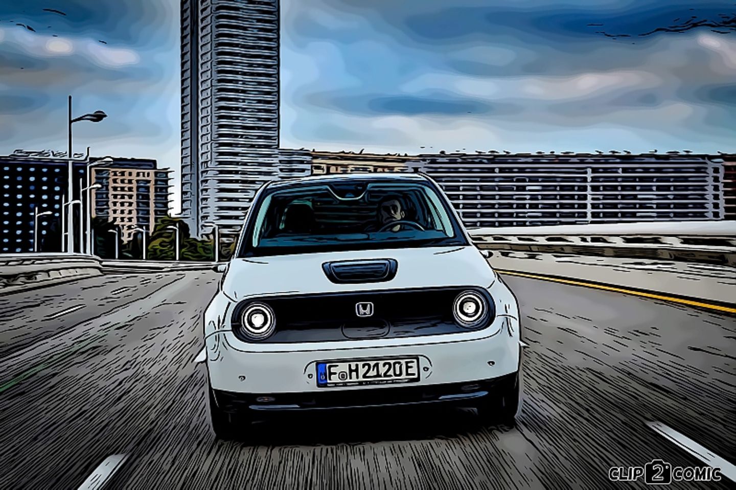 Knuffig: Honda e