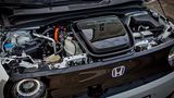 Vollgepackt: Der Motorraum des Honda e