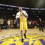 Bryant nach seinem letzten Spiel für die Los Angeles Lakers