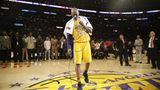 Bryant nach seinem letzten Spiel für die Los Angeles Lakers
