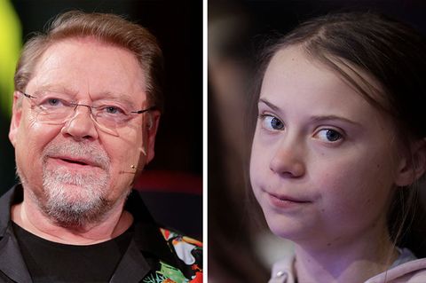 Jürgen von der Lippe und Greta Thunberg