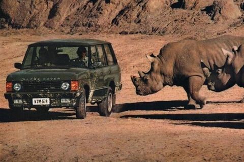 Der Range Rover wurde gebaut, um jenseits der Straße bewegt zu werden.