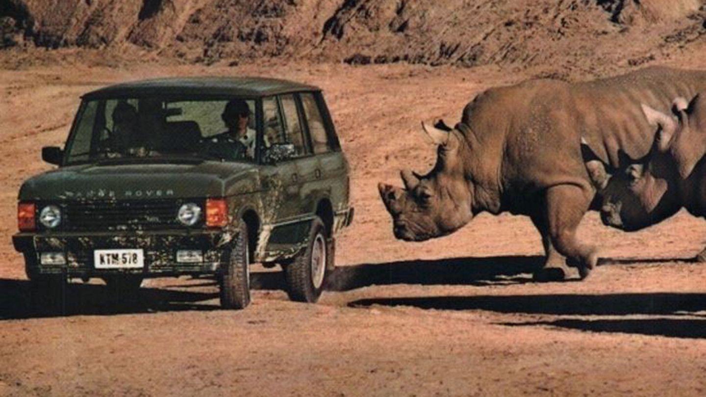 Der Range Rover wurde gebaut, um jenseits der Straße bewegt zu werden.